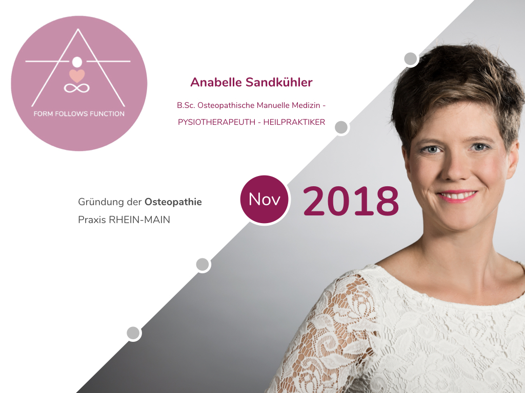 Anabelle Sandkühler Osteopahtie im Rheingau in Winkel - Heilpraktiker | Physiotherapeut | Osteopath in der Nähe Wiesbaden, Eltville, Rüdesheim  